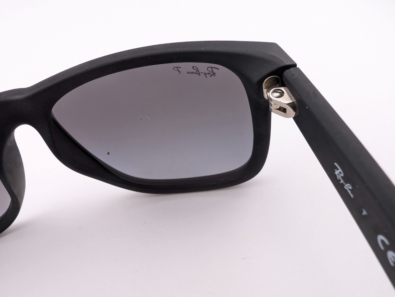 Ray-Ban Sunglasses, Polarized Lenses, Justin RB 4165 622/T3 Matte Blk, 54-16-145