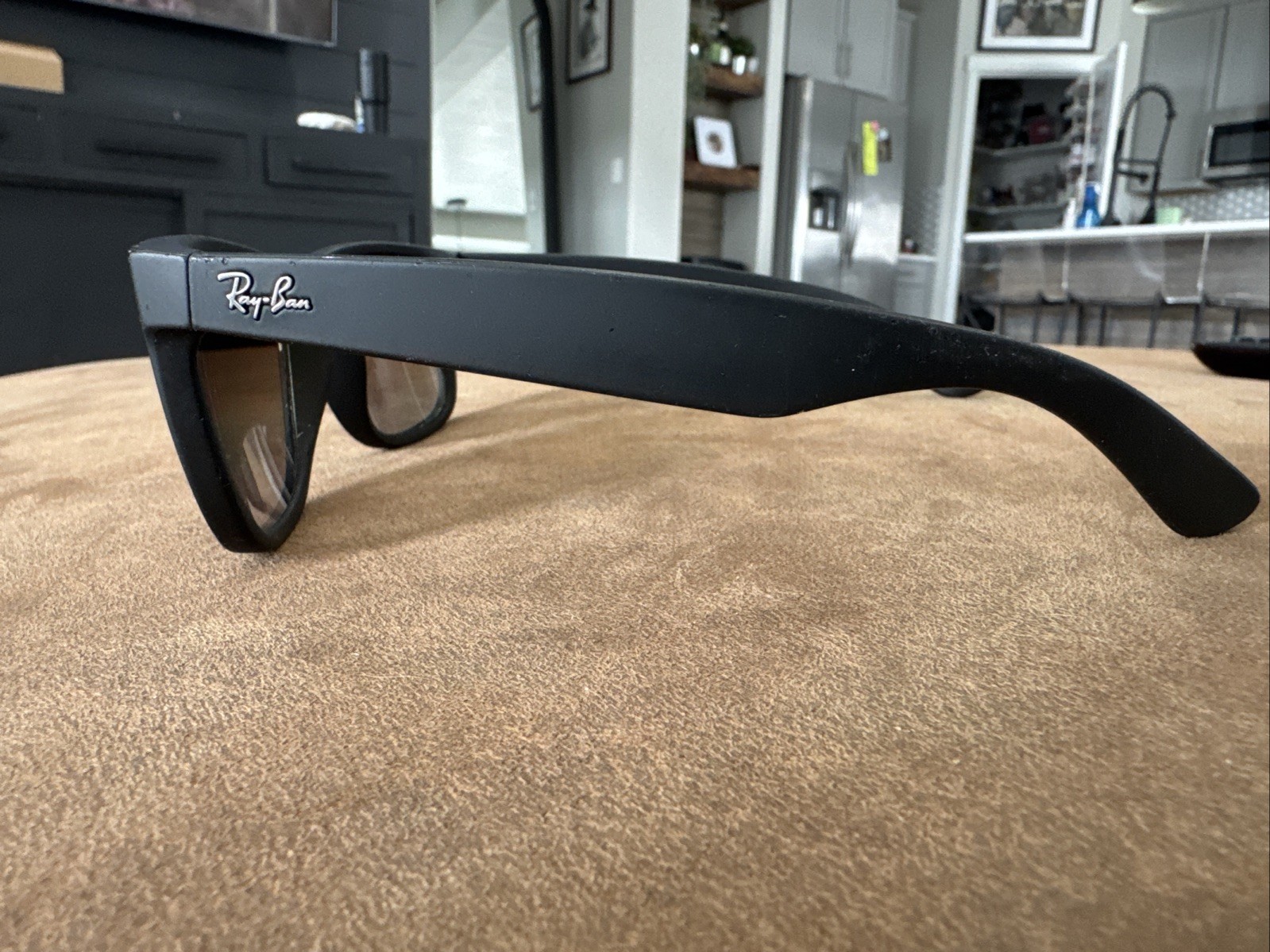 RAY BAN RB4165 622 T3 Matte Black Bronze Polarized Men’s 54mm Sunglasses #K37