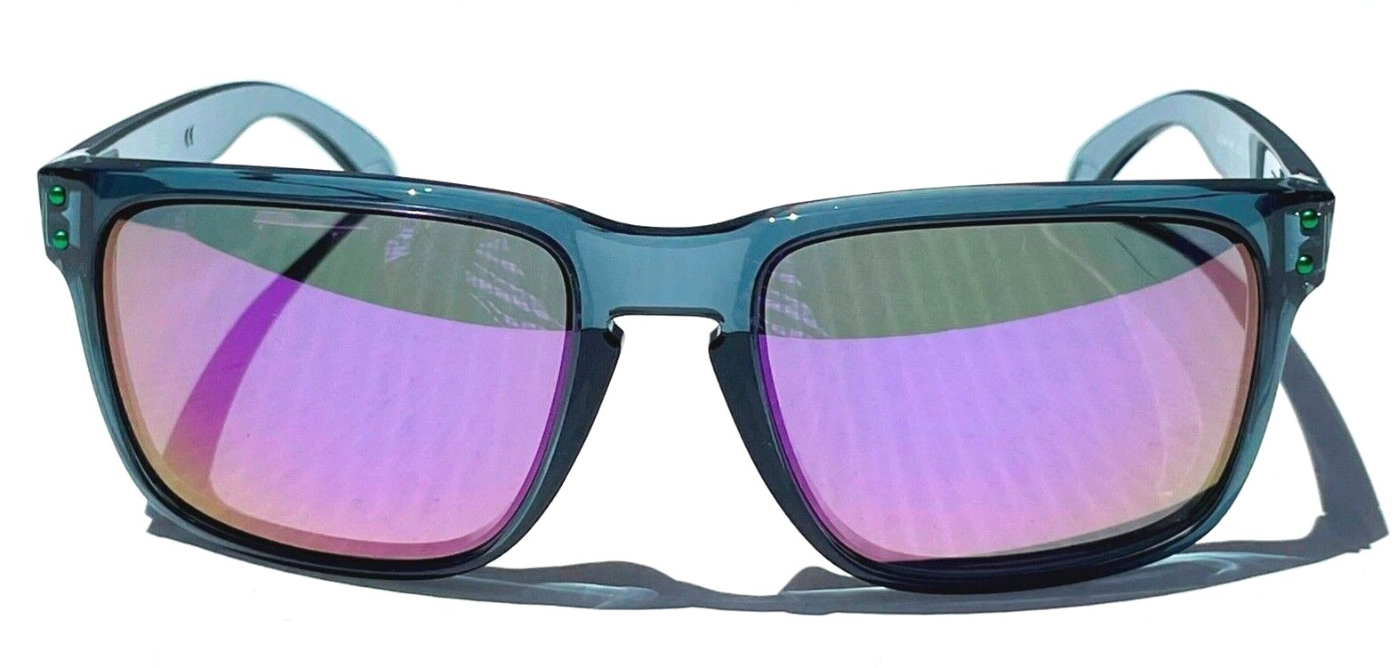 NEW Oakley HOLBROOK XL Grey Smoke w POLARIZED Galaxy Violet Lens Sunglass 9417