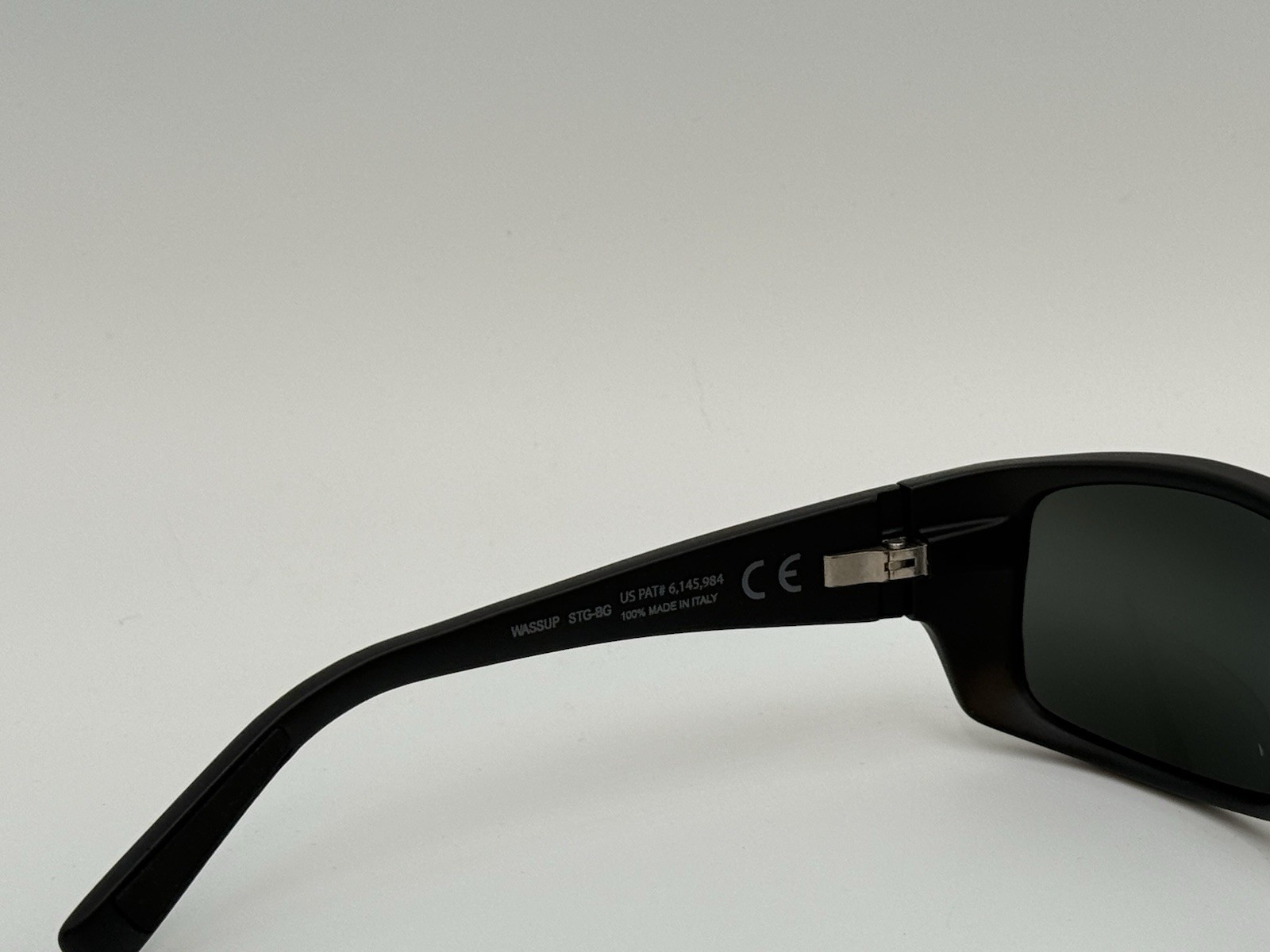 MAUI JIM WASSUP MJ123-02W Woodgrain/ Neutral gray POLARIZED AUTHENTIC ITALY