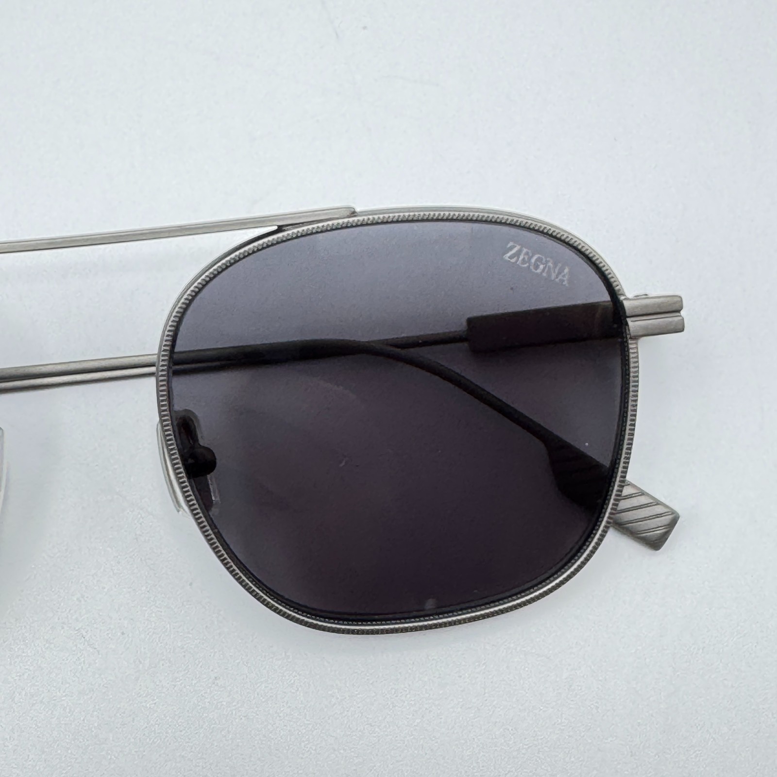 Ermenegildo Zegna Sunglasses EZ0290 09A Matte Gunmetal Frame Gray Lens 53-21-145