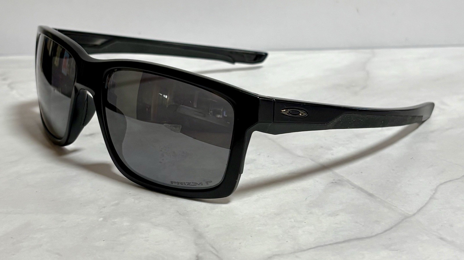 OAKLEY MAINLINK XL OO9264-4561 Matte Black Prizm Black Polarized Sunglasses READ