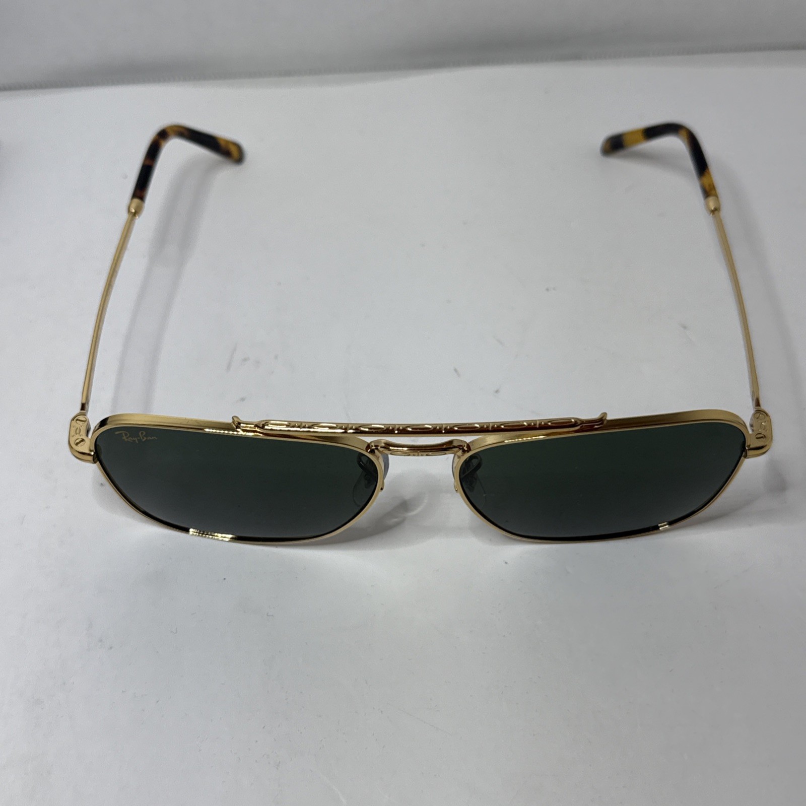 Ray-Ban New Caravan Polished Gold/Green 58 mm Sunglasses RB3636 919631 58-15 140