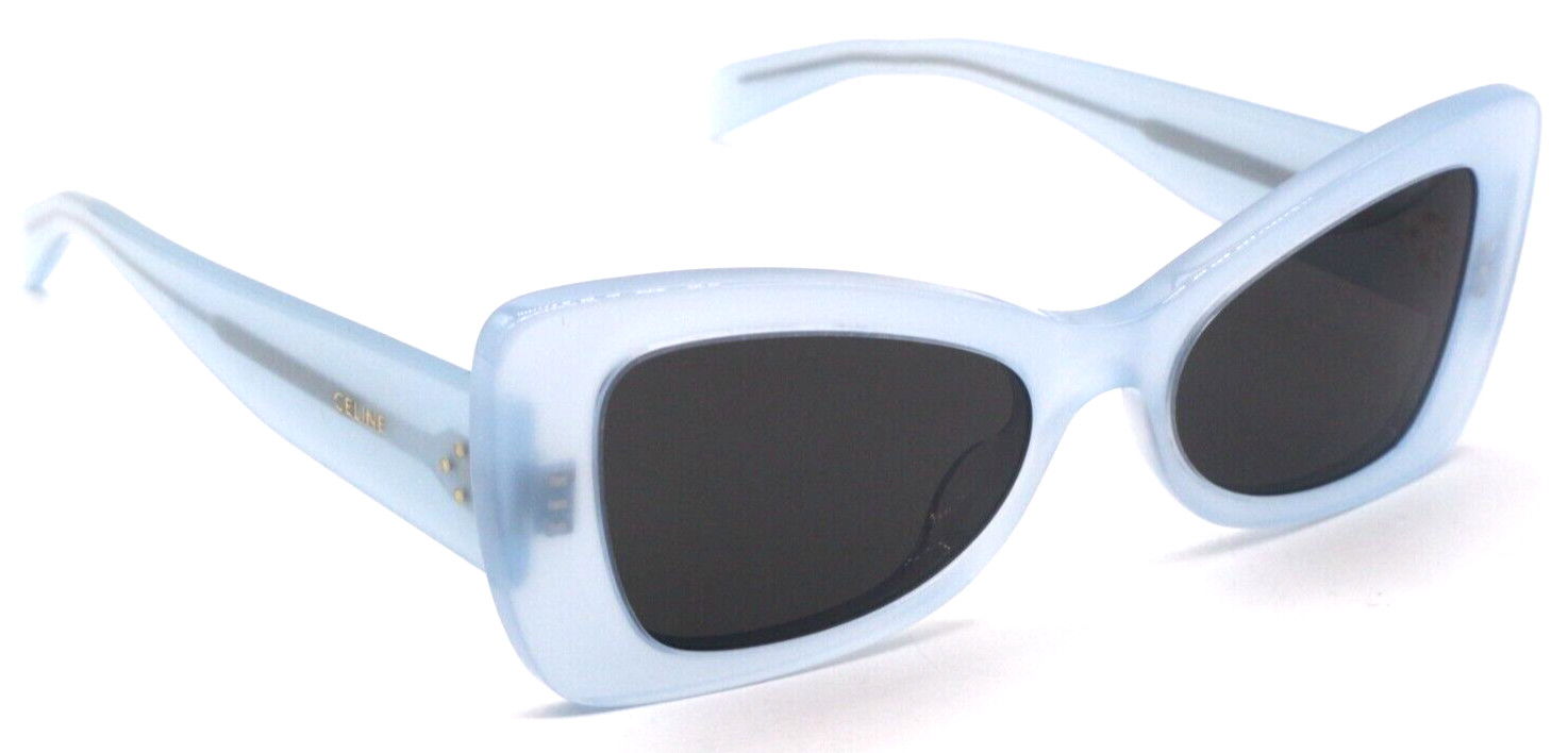 NEW CELINE CL 40236I 84A LIGHT TRANSPARENT MATTE BLUE AUTHENTIC SUNGLASSES 54-19
