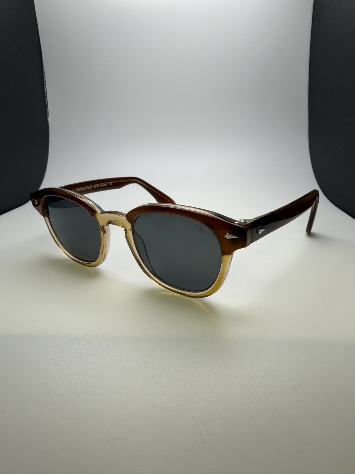 American Optical Times Chestnut Sand True Color Gray 47-21 mm Polarized RARE
