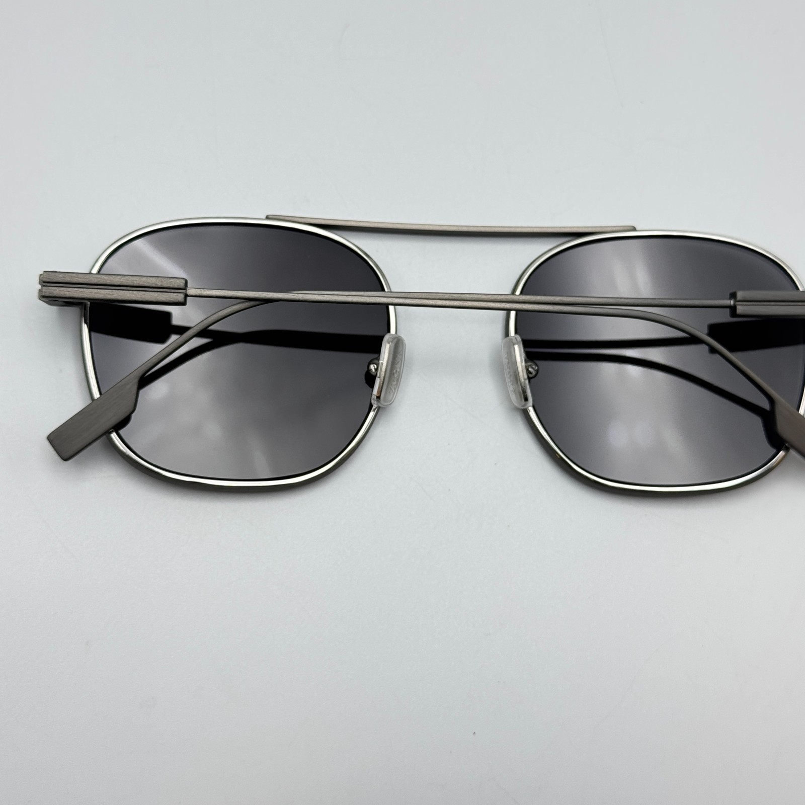 Ermenegildo Zegna Sunglasses EZ0290 09A Matte Gunmetal Frame Gray Lens 53-21-145