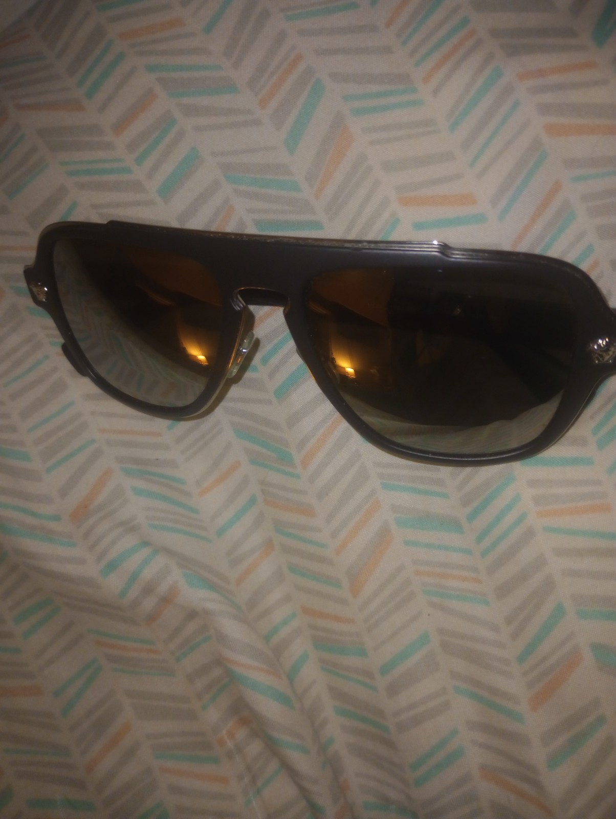 VERSACE VE2199 10006G 56mm MATTE BLACK LT GREY MIRROR SILVER Men’s Sunglasses