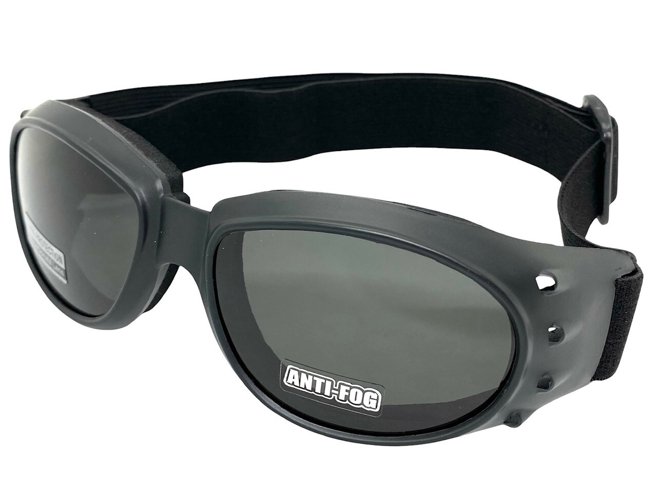 Men’s MOTORCYCLE Biker Day or Night Riding Padded Safety GOGGLES Anti Fog Lens