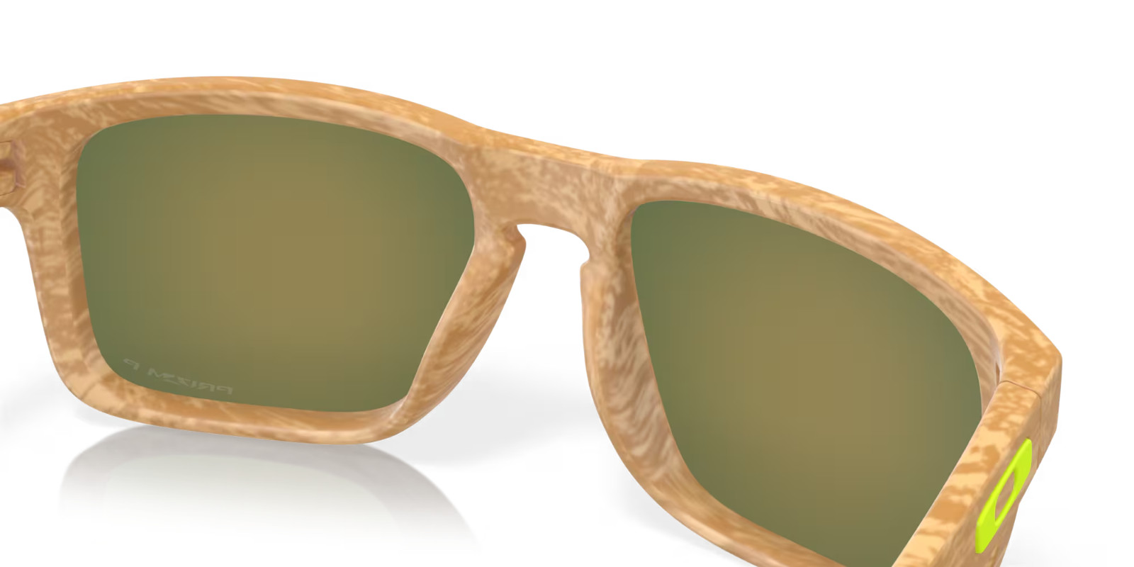 Oakley Holbrook POLARIZED Sunglasses OO9102-Y855 Stone Desert Tan W/ PRIZM Ruby
