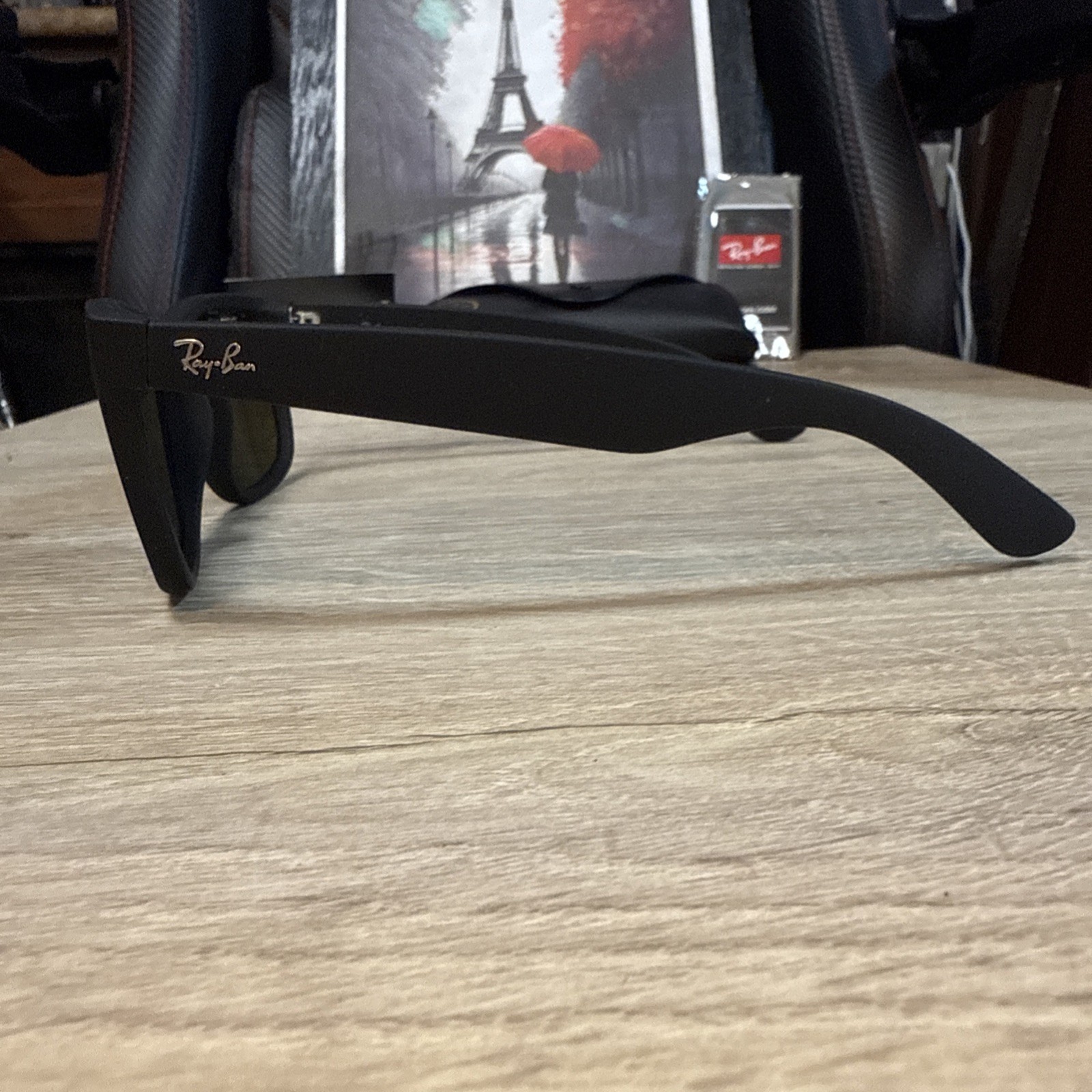 RayBan 4165 Justin 622/55 Matte Black/ Blue Mirror 54mm