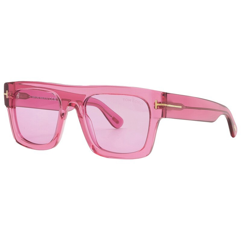 Tom Ford FT0711 75S 53 – Fausto Pink Browline Men’s Sunglasses