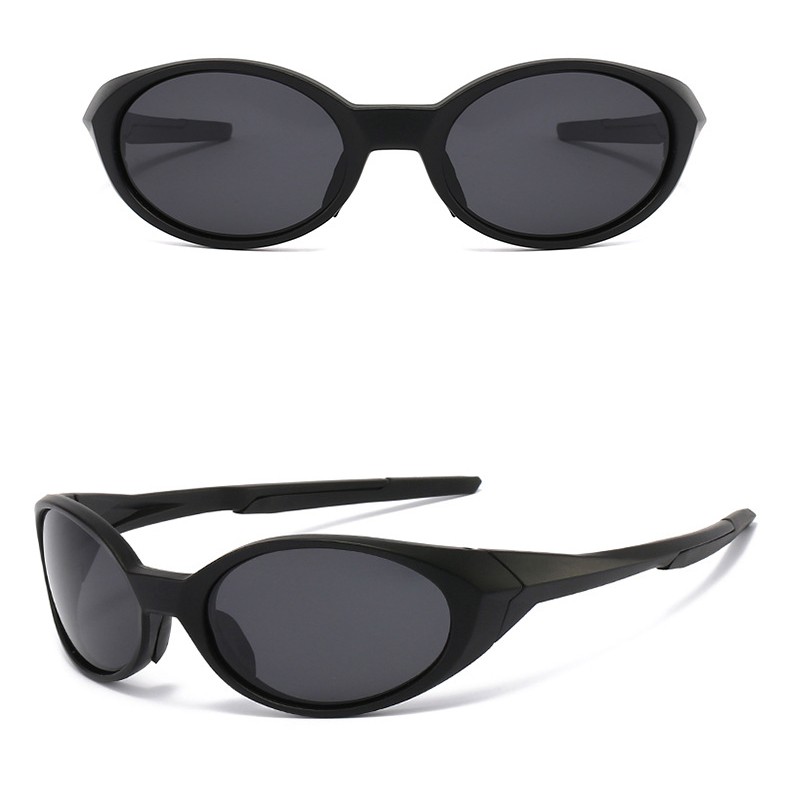 Men Women Polarized Oval Fashion Sunglasses Cycling Outdoor Sport Shade Glasses