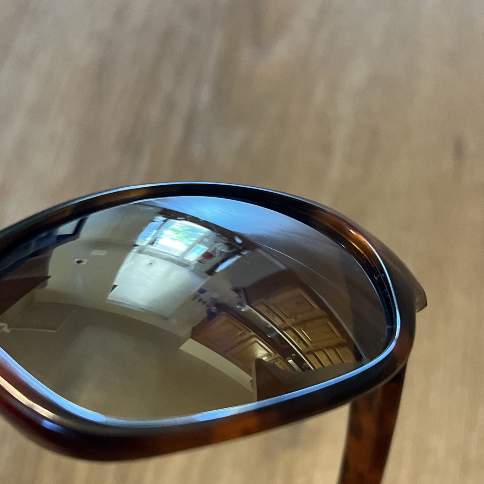 Vintage Oakley Tens 1.0 Brown Tortoise Wrap Sunglasses FRAMES ONLY Made In USA