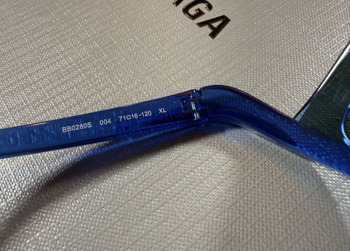 Balenciaga Shield-Frame Bio Injection Sunglasses 71-16-120 Size XL *NEW* $725