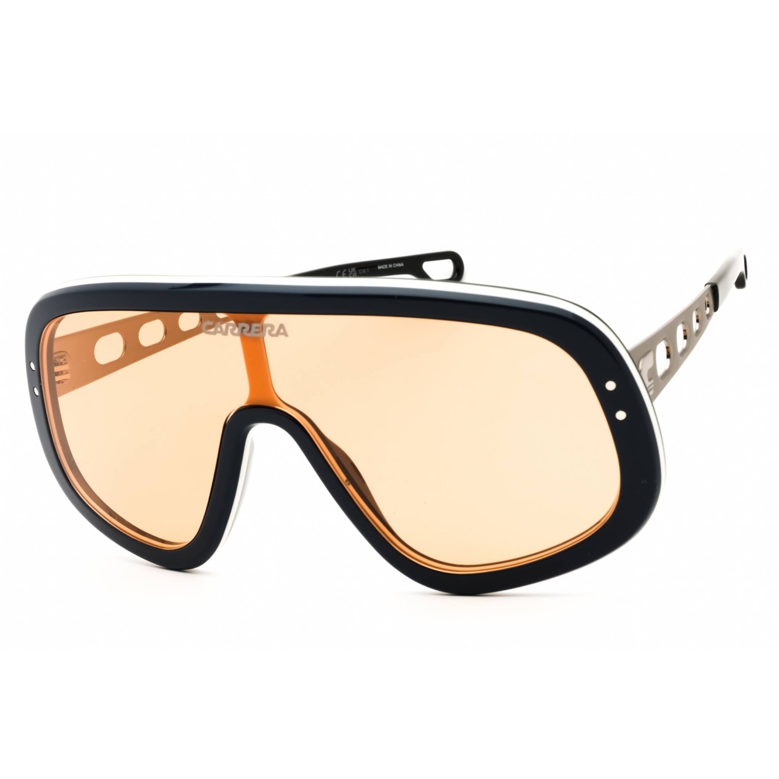 Carrera Men’s Sunglasses Blue Acetate Shield Full Rim Frame FLAGLAB 17 0DTY W7