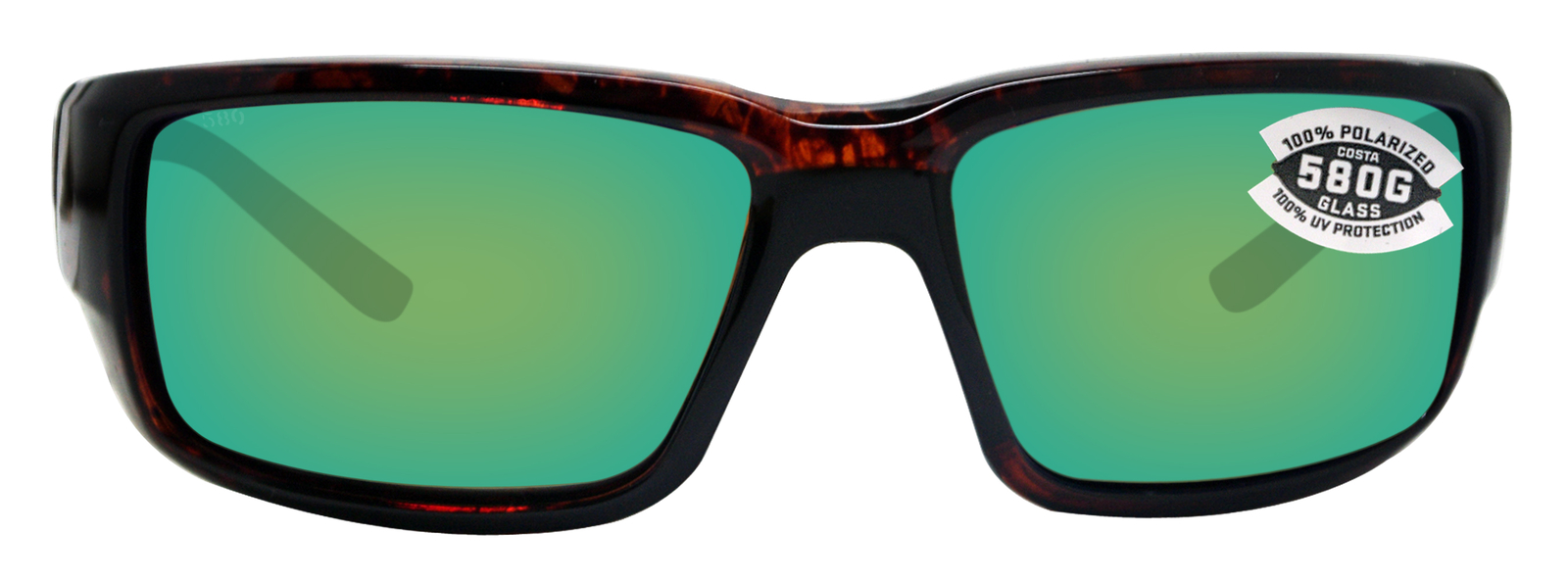 Costa Del Mar sunglasses Fantail tortoise green mirror glass 580 lens new