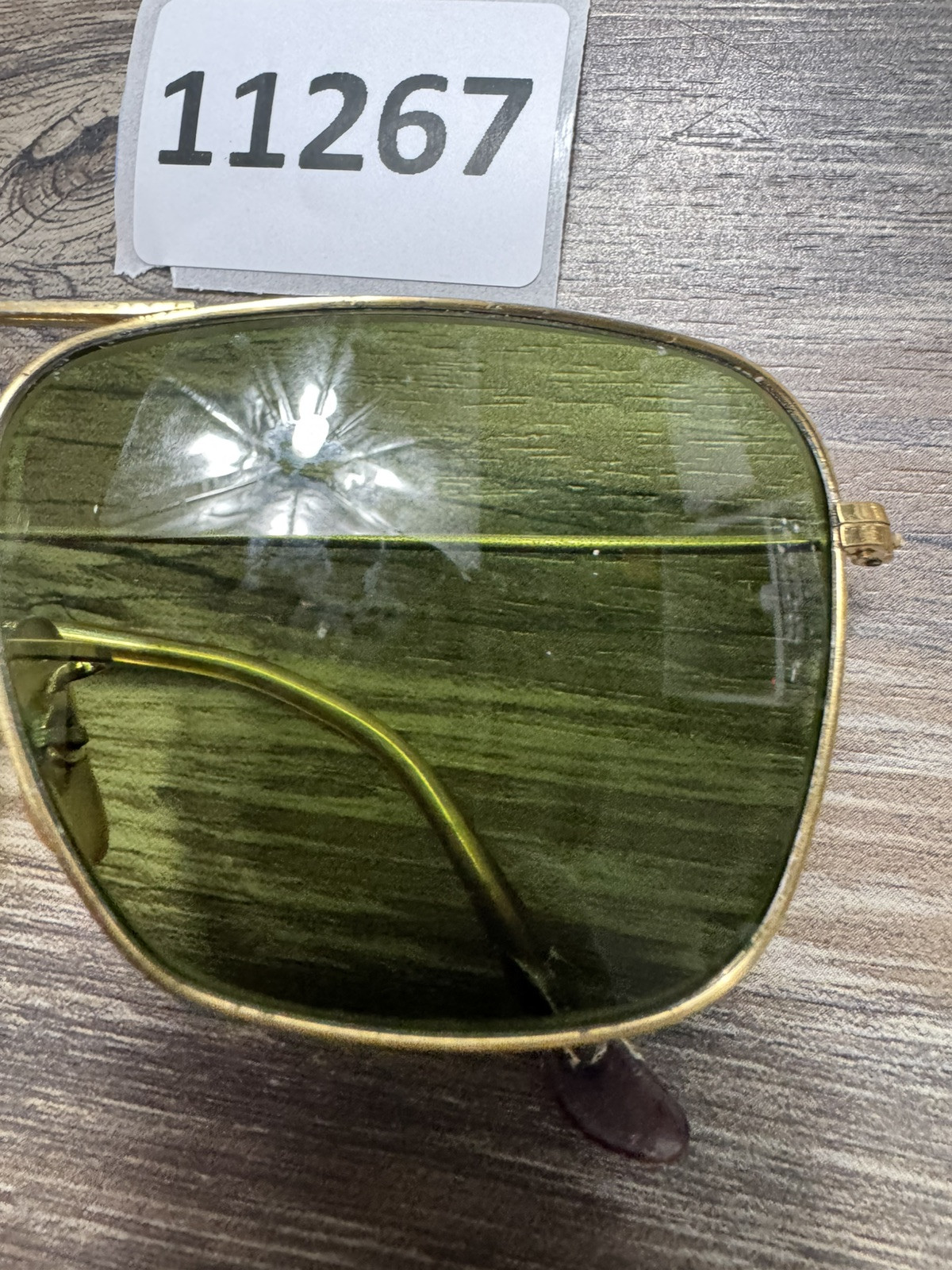 1980’s 52[]16mm VINTAGE B&L RAY-BAN GEP G15 UV SMALL CARAVAN AVIATOR SUNGLASSES