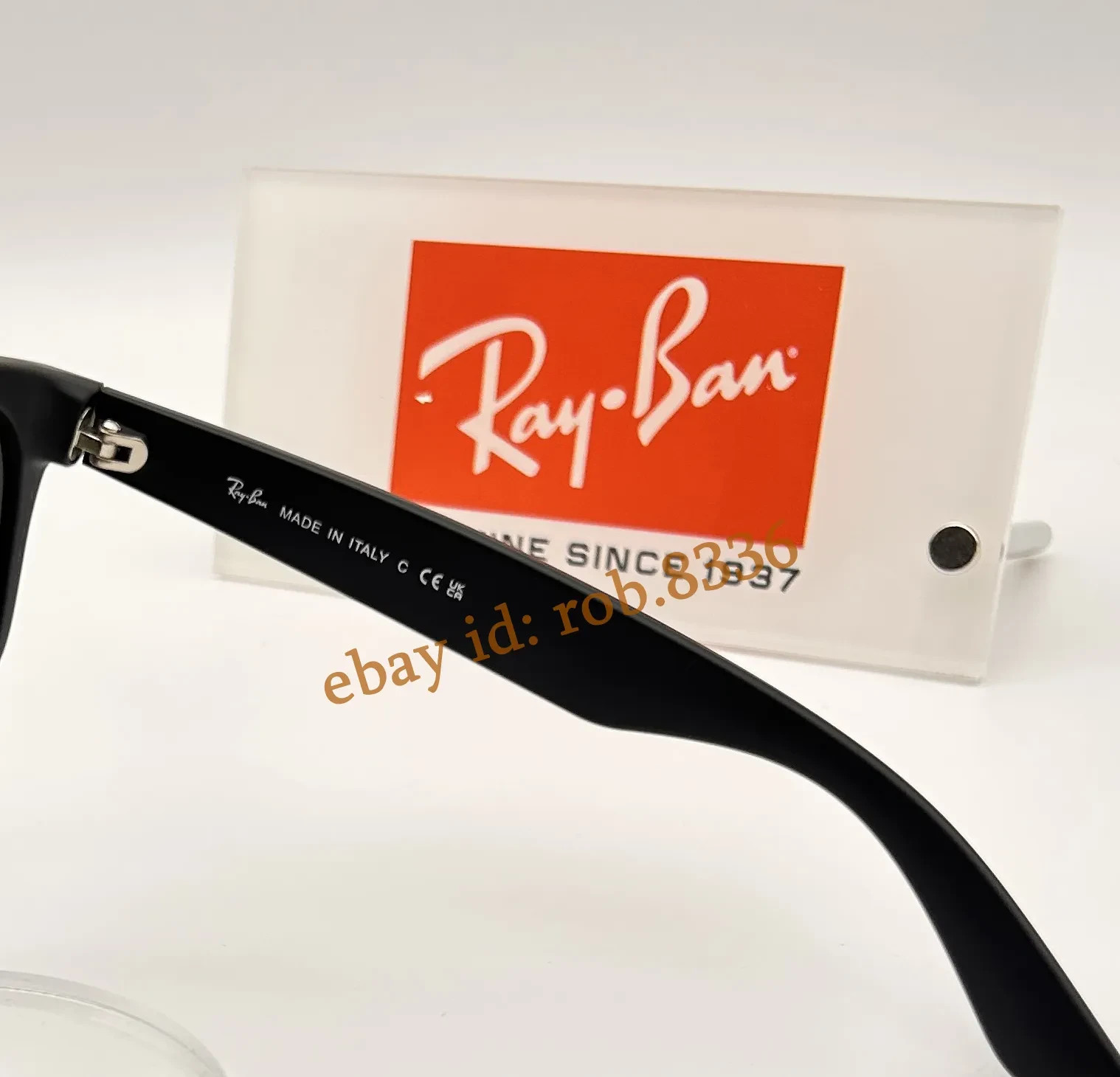 Ray-Ban RB2132 New Wayfarer Sunglasses 55mm Blue Flash Mirror Lens 622/17 UV New