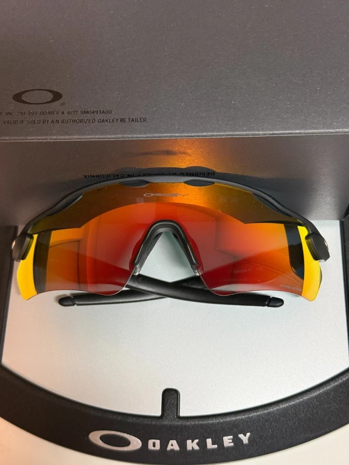 NEW Oakley RADAR EV PATH OO9208 Matte Black Frame W/PRIZM ORANGE LENS