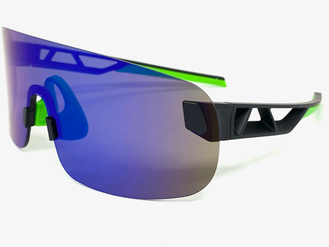 SPORTY WRAP AROUND Biker Cycling Shield SUNGLASSES Lightweight Flexible Frame C2