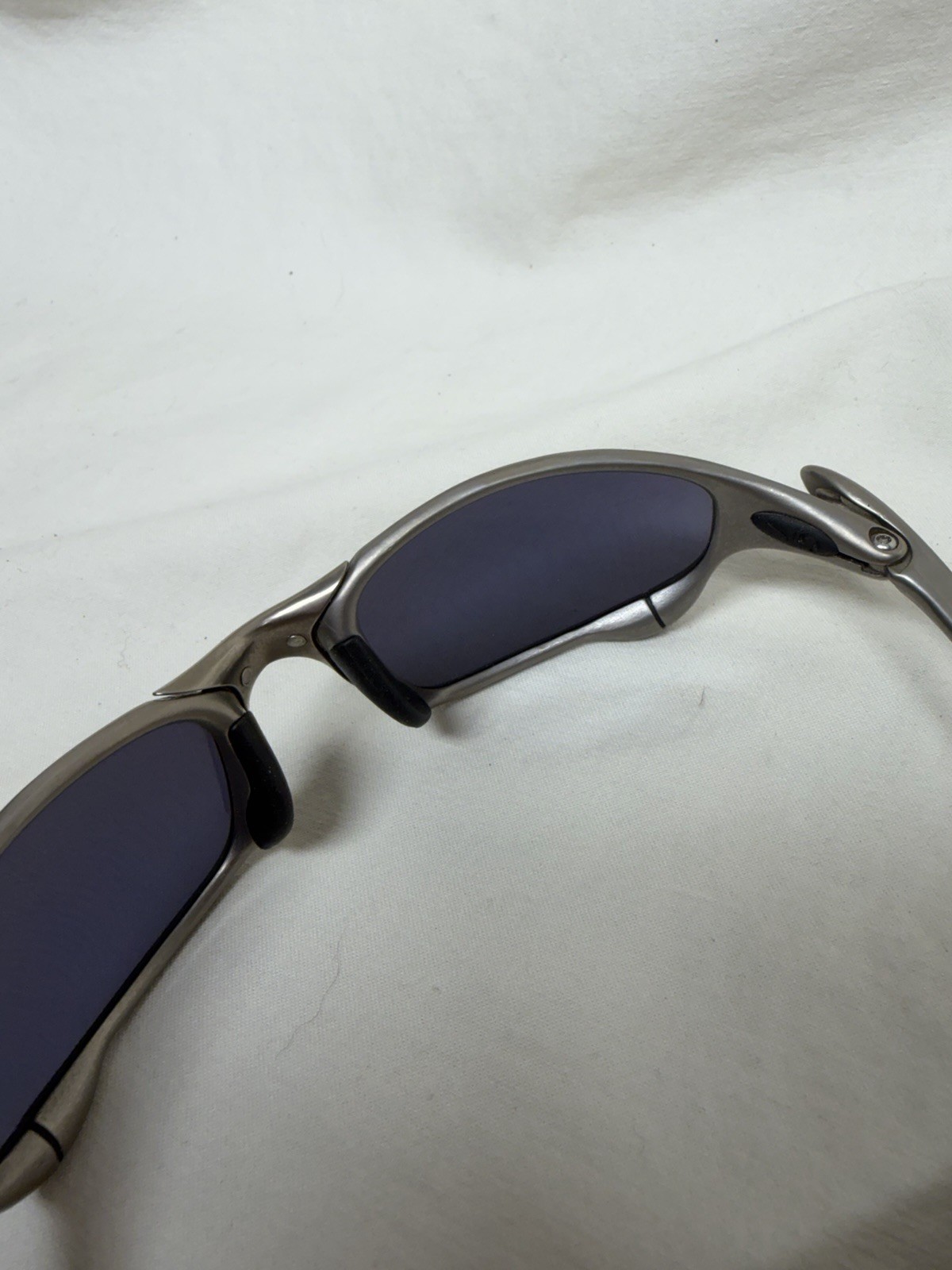 Vintage Oakley Juliet X Metal Plasma Ice Iridium Sunglasses JE041982A USA 2004