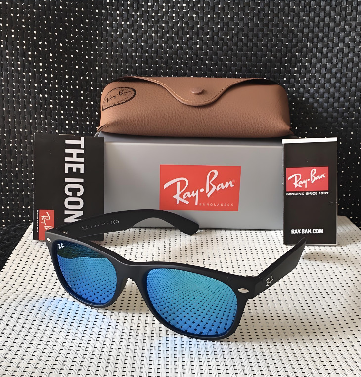 HOT BLUE RB2132 RAY-BAN NEW WAYFARER SUNGLASSES KT-158