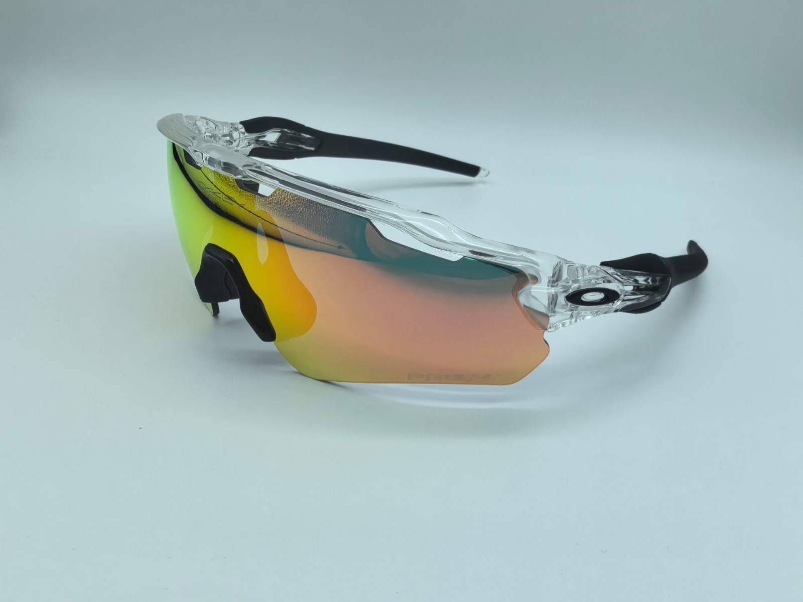 NEW Oakley Radar EV Patn Sunglasses Crystal Frame Orange Prizm Lenses OO9208