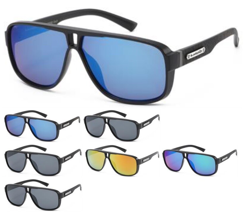 BioHazard Square Wood Grain Sunglasses (BZ66296-WOOD) *NEW* *FREE Shipping*