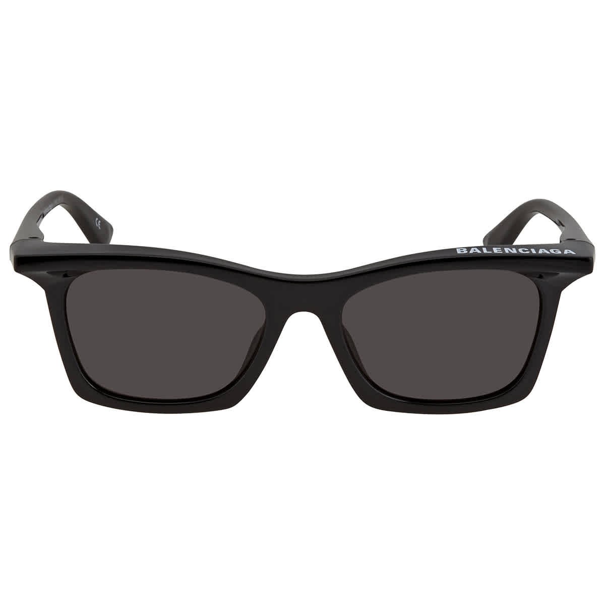 Balenciaga Standard Rectangular Unisex Sunglasses BB0099S 001 52 BB0099S 001 52