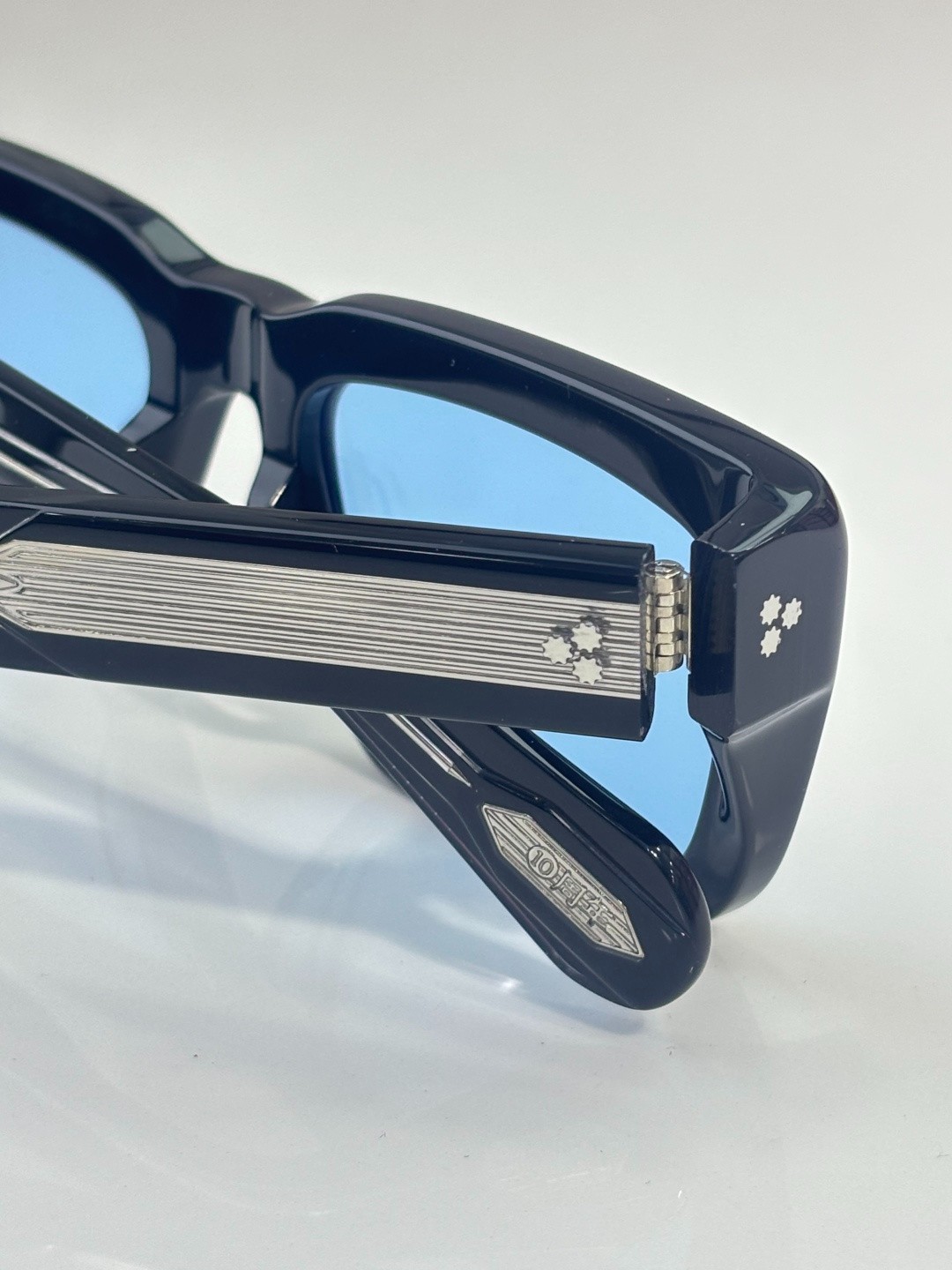 Jacques Marie Mage WALKER 10th Anniversary Sunglasses Black/Blue 53-21-145mm