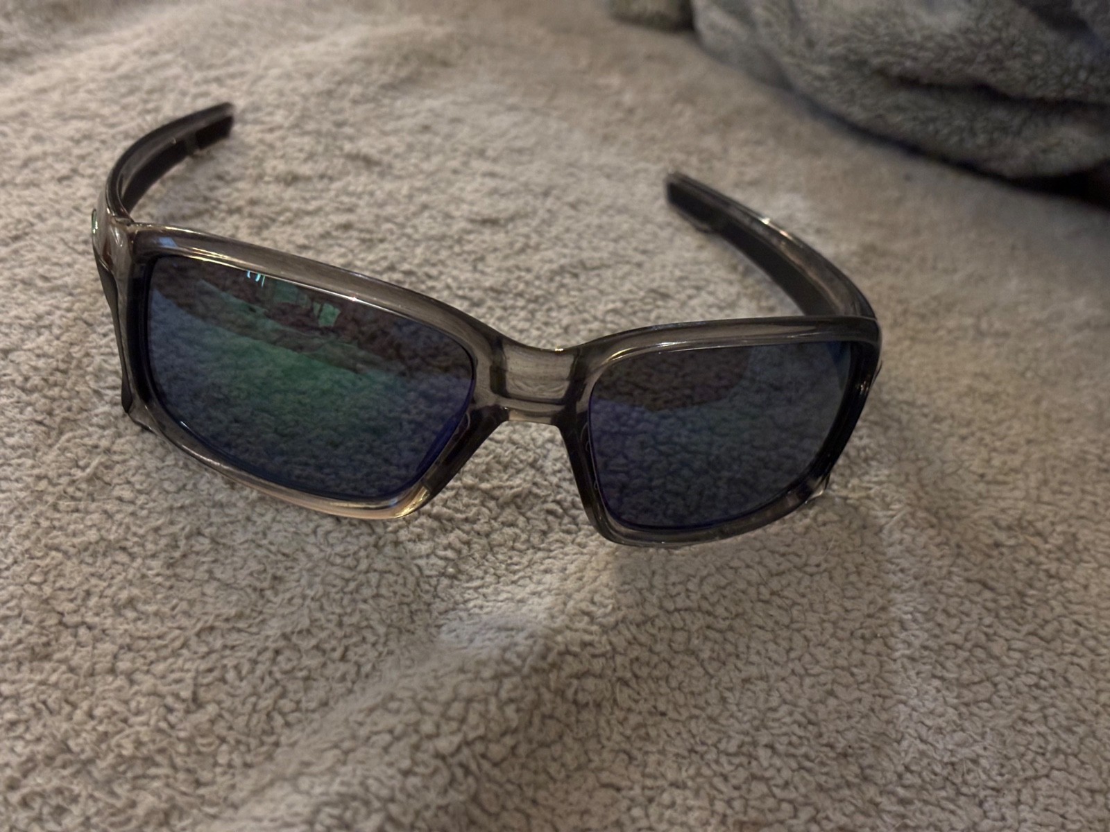 ✅🕶️ OAKLEY STRAIGHTLINK 009331 GREY INK/PRIZM JADE SUNGLASSES (176)