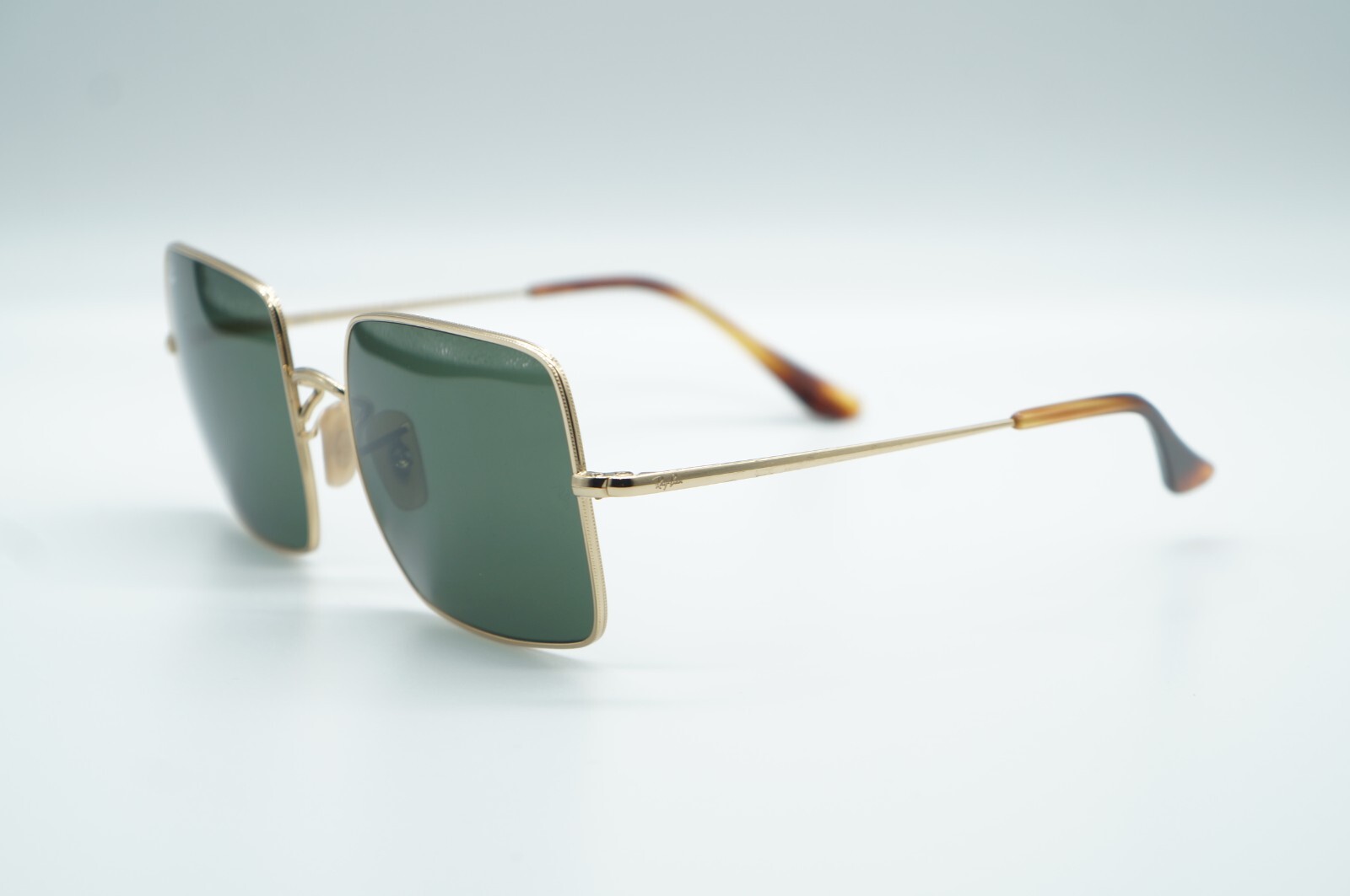 NEW RAY-BAN RB 1971 9147/31 GOLD GREEN SQUARE AUTHENTIC FRAME SUNGLASSES 54-19