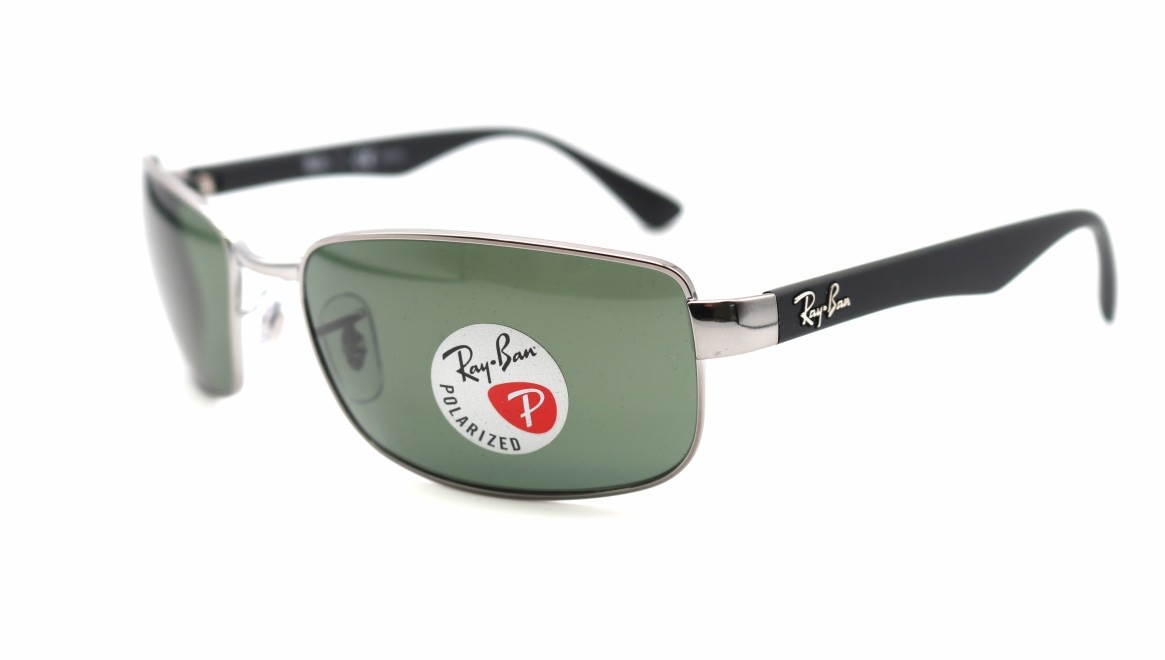 Ray-Ban RB3478 004/58 Polished Gunmetal G-15 Green Polarized 60-17-130