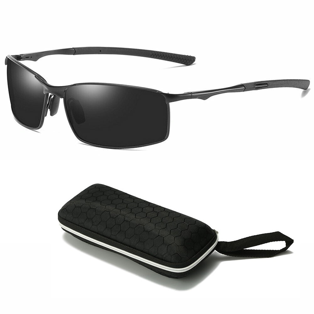 2× Photochromic polarized sunglasses UV400 drive fishing night vision sunglasses
