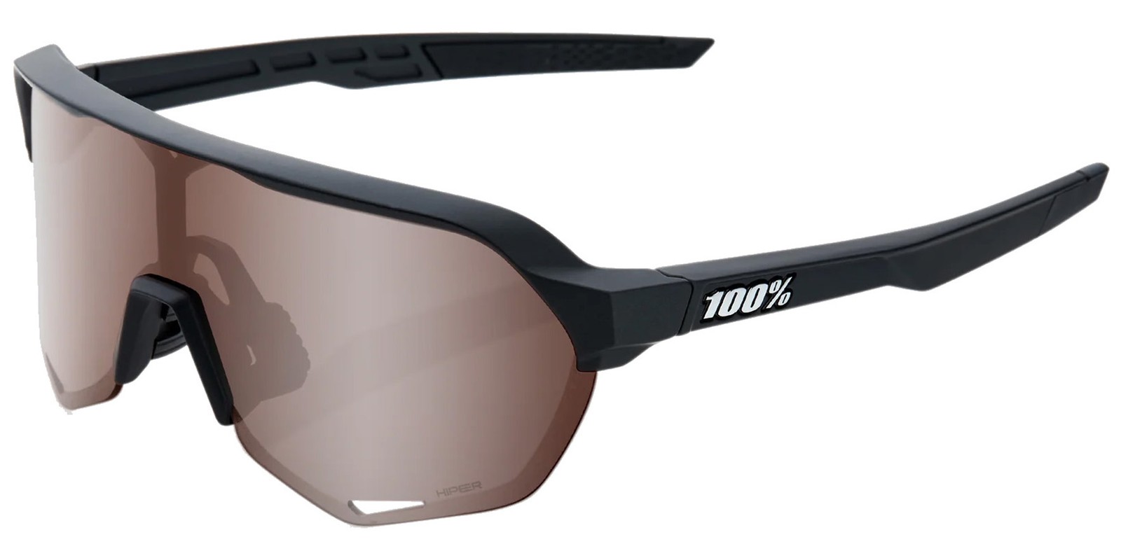 100% S2 Semi Rimless Sport Shield Sunglasses w/ Bonus Lens 60006-00002 – Korea
