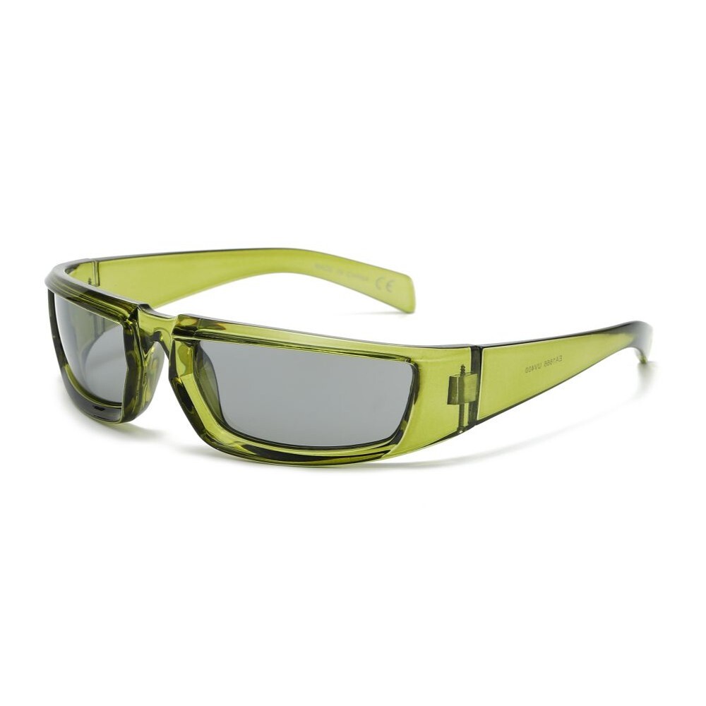 Sunglasses Men Shades Hip Hop Outdoor Retro UV400 Sports Driving Dark Lens 2026