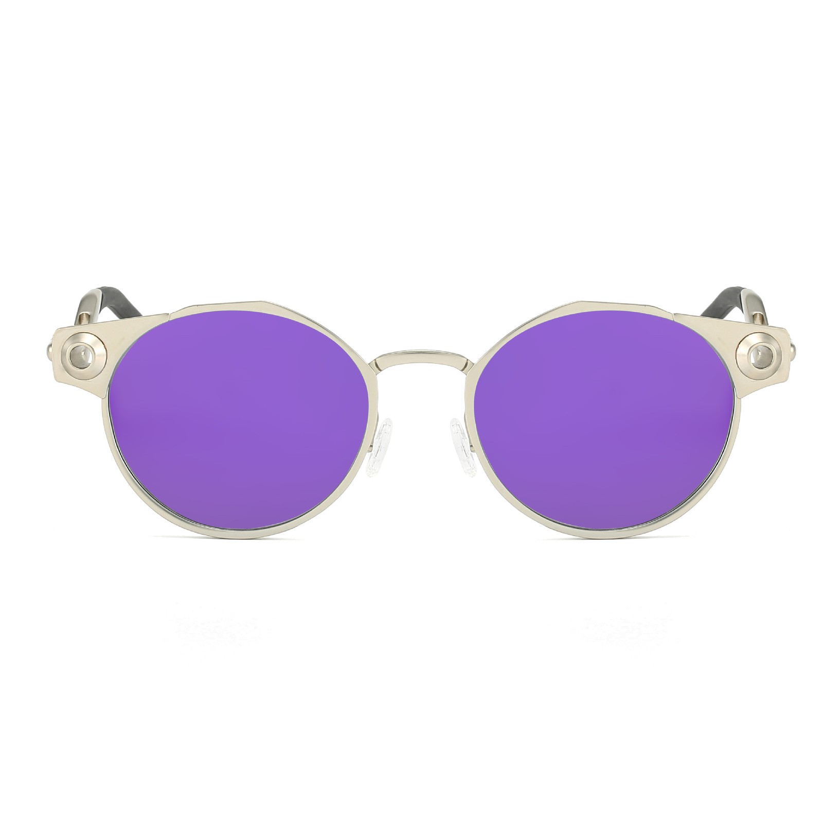 Metal Polarized Sunglasses Futuristic Design for Outdoor Cycling Sports Travel
