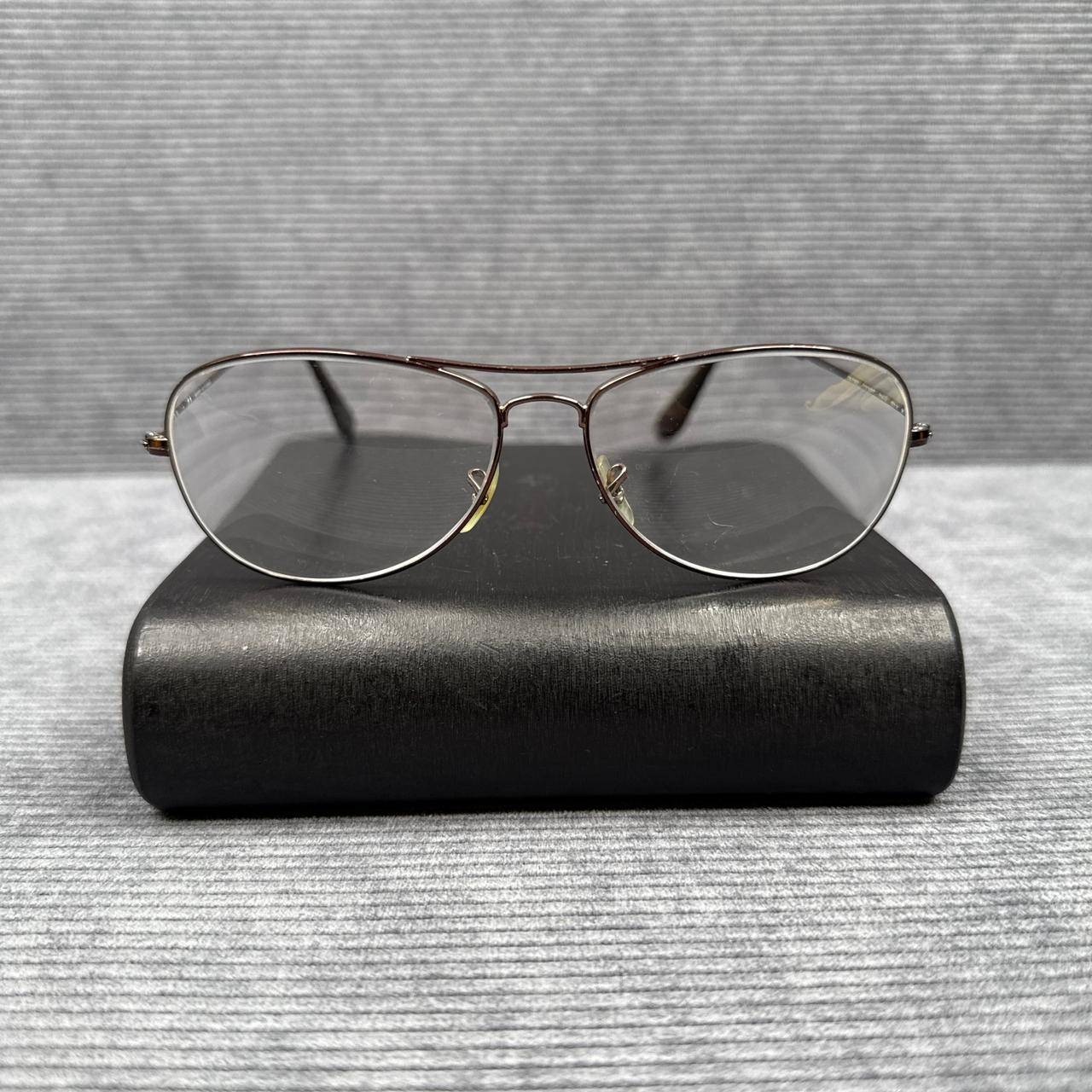Ray-Ban Cockpit RB 3362 Brown Metal Aviator Sunglasses 59-14 3N Made in China