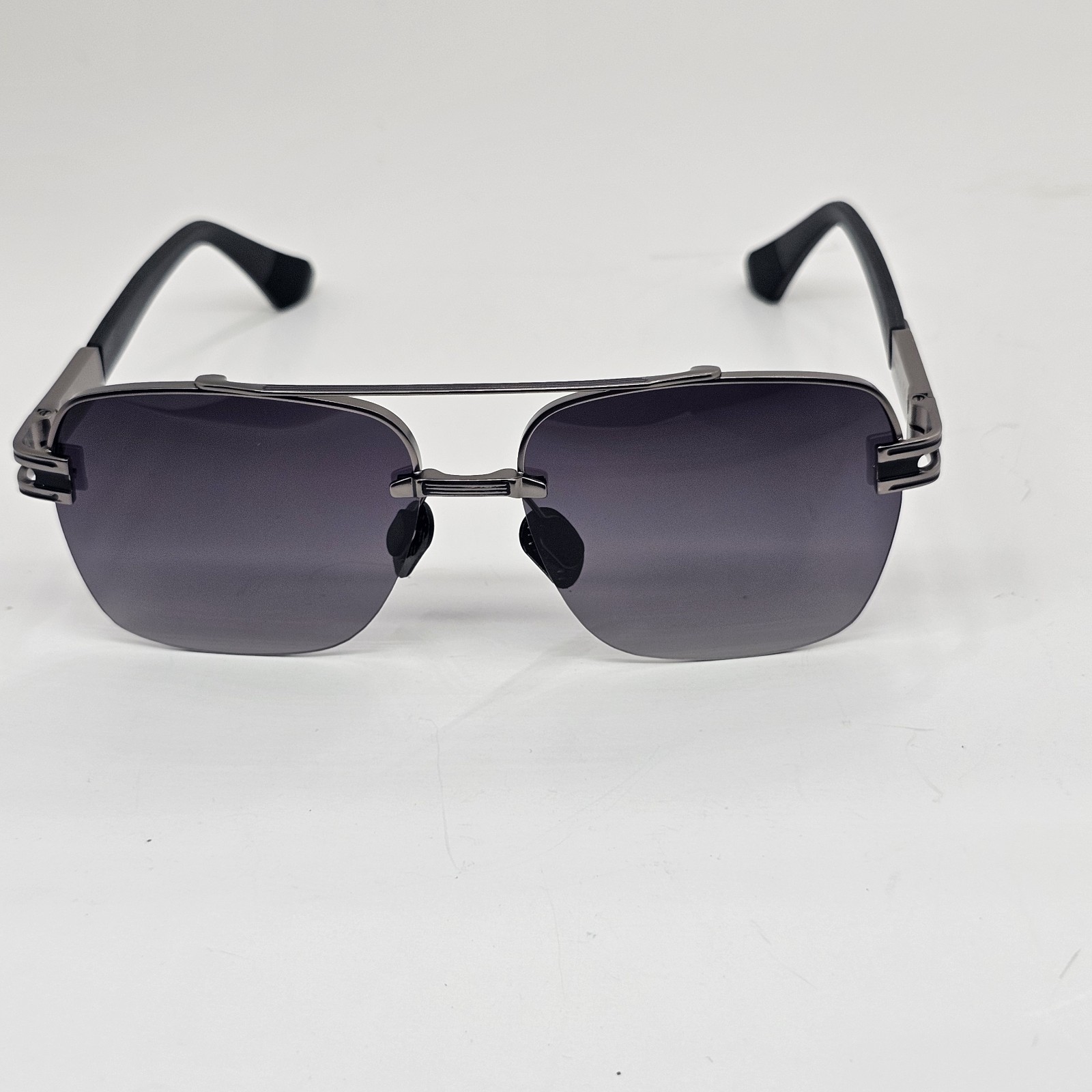 Men’s Double-Bridge Aviator Sunglasses 2026 Polarized UV400 Metal Frame w/ Case
