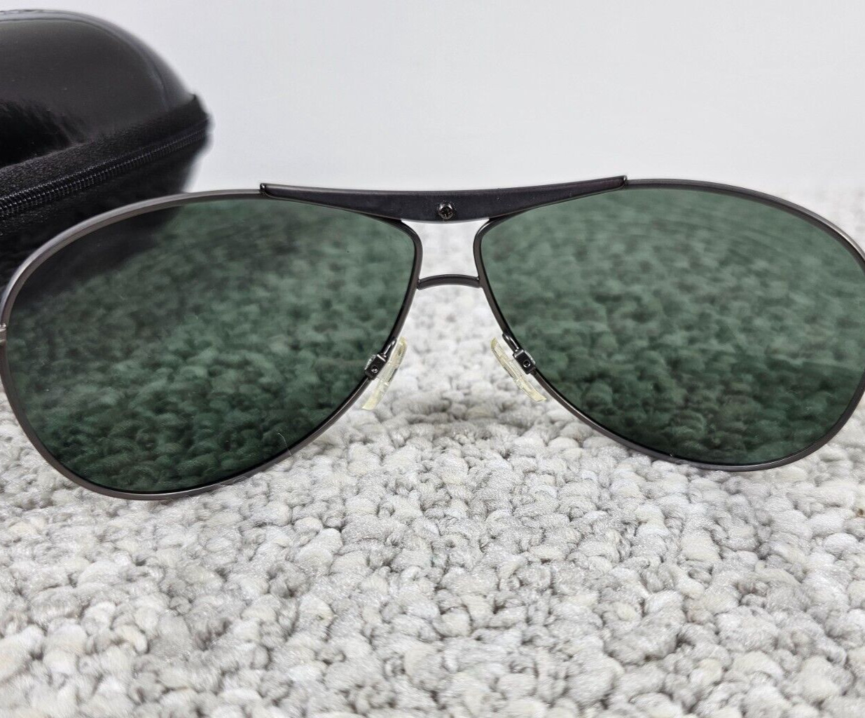 Men’s B+D Eyewear Denmark Aviator Polarized Sunglasses 68-19-127mm Original Case