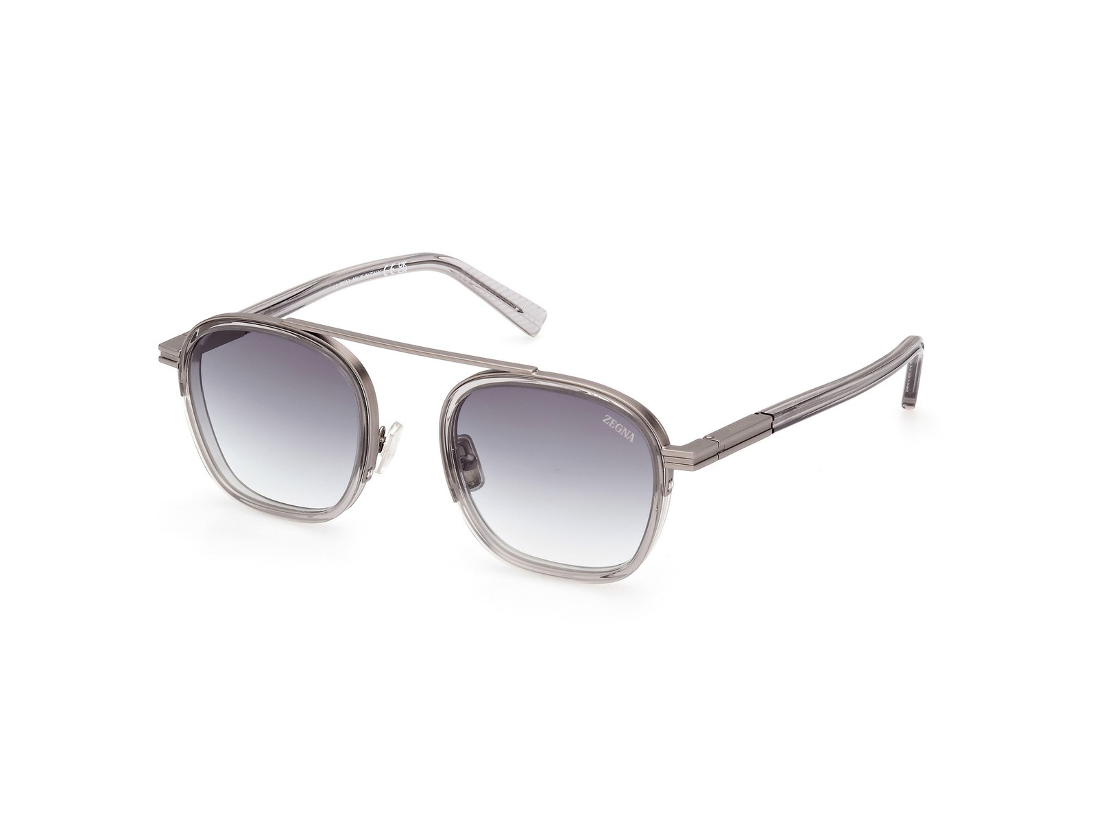 ZEGNA EZ0231 Sunglasses Sun Glasses 20B Grey Authentic New 51 Unisex