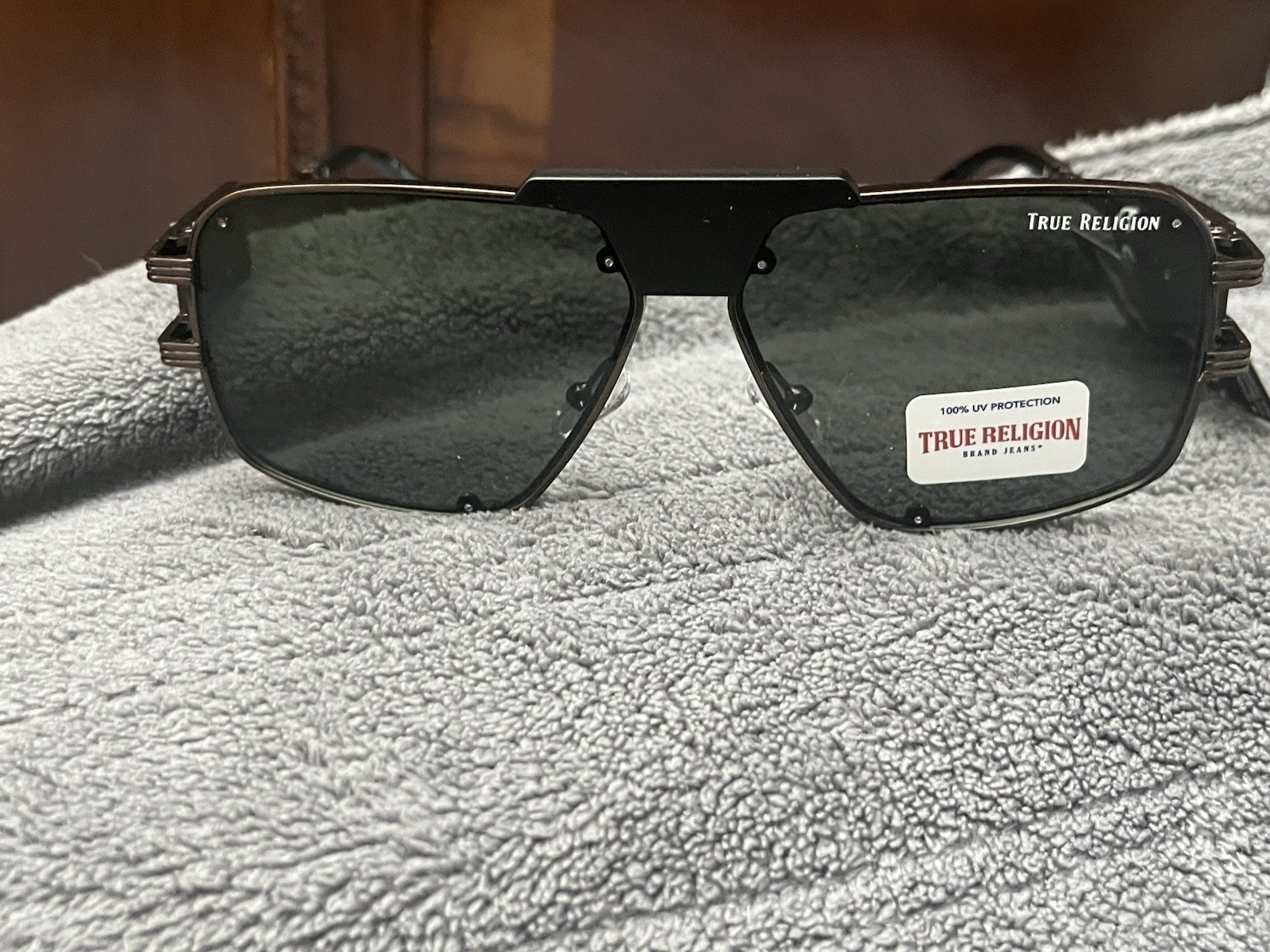 True Religion Sunglasses Aviator 100% UV Protection New