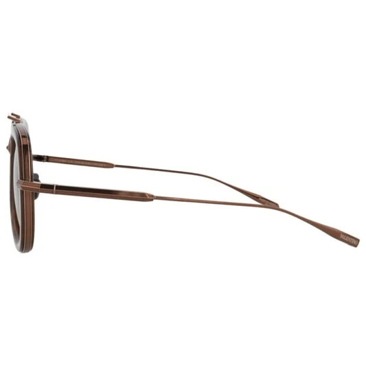 Valentino Sunglasses V-LSTORY-VLS-129D Brown Aviator Frame Brown Lens 50mm NEW