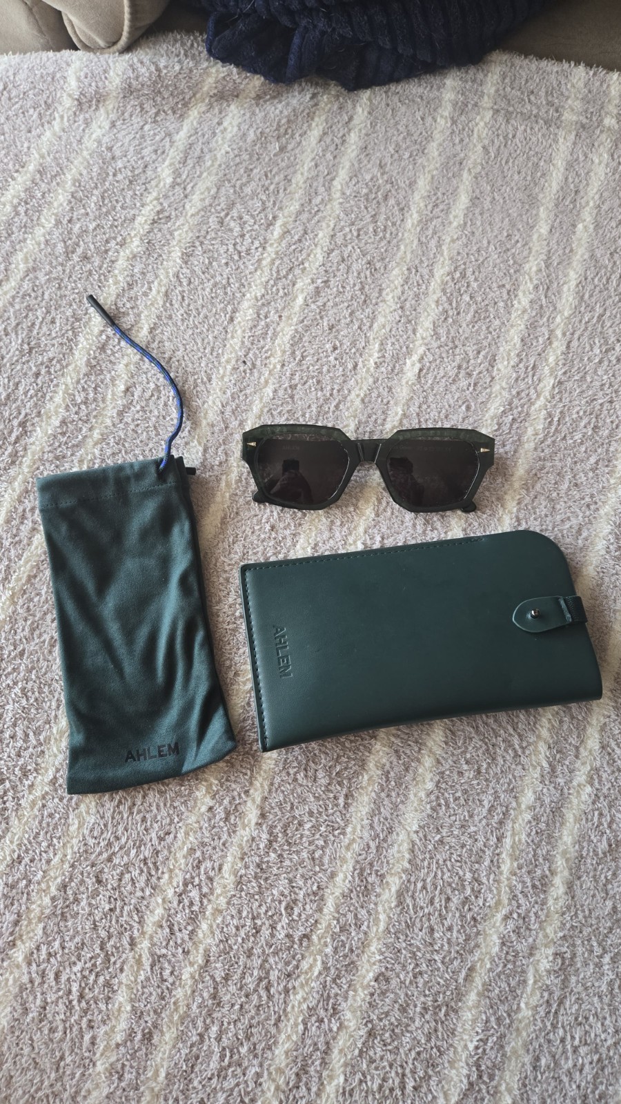 Brand New – Ahlem Suffren Designer Sunglasses – Dark Green