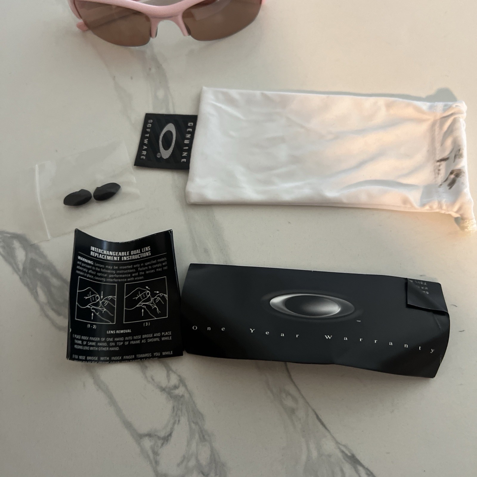 OAKLEY FLAK JACKET Pink With Case Made In USA