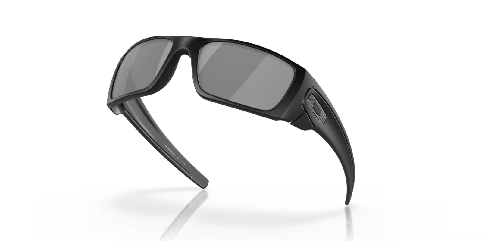 Oakley Sunglasses Fuel Cell SI Matte Black w/Black Iridium Steel Flag OO9096-82