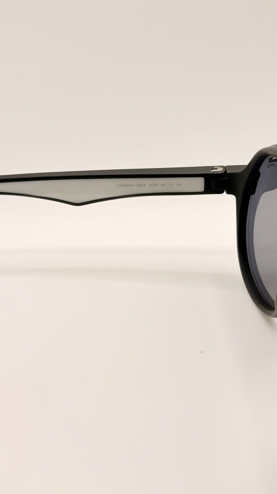 Carrera 1006/S Shield Sunglasses Matte Black Gray Lens 003/IR 99-01 145