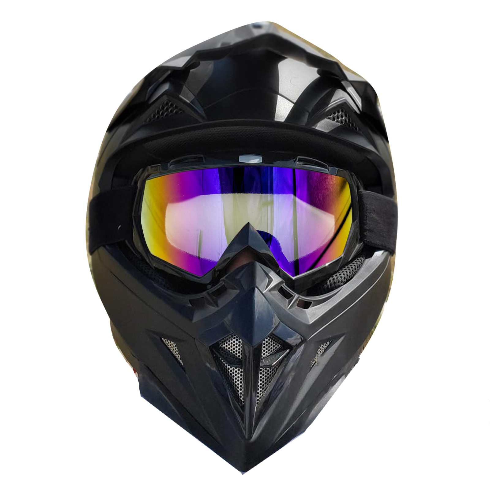 Motorcycle OTG Goggles Fit Over Glasses Padded Windproof Riding Adjustable Strap