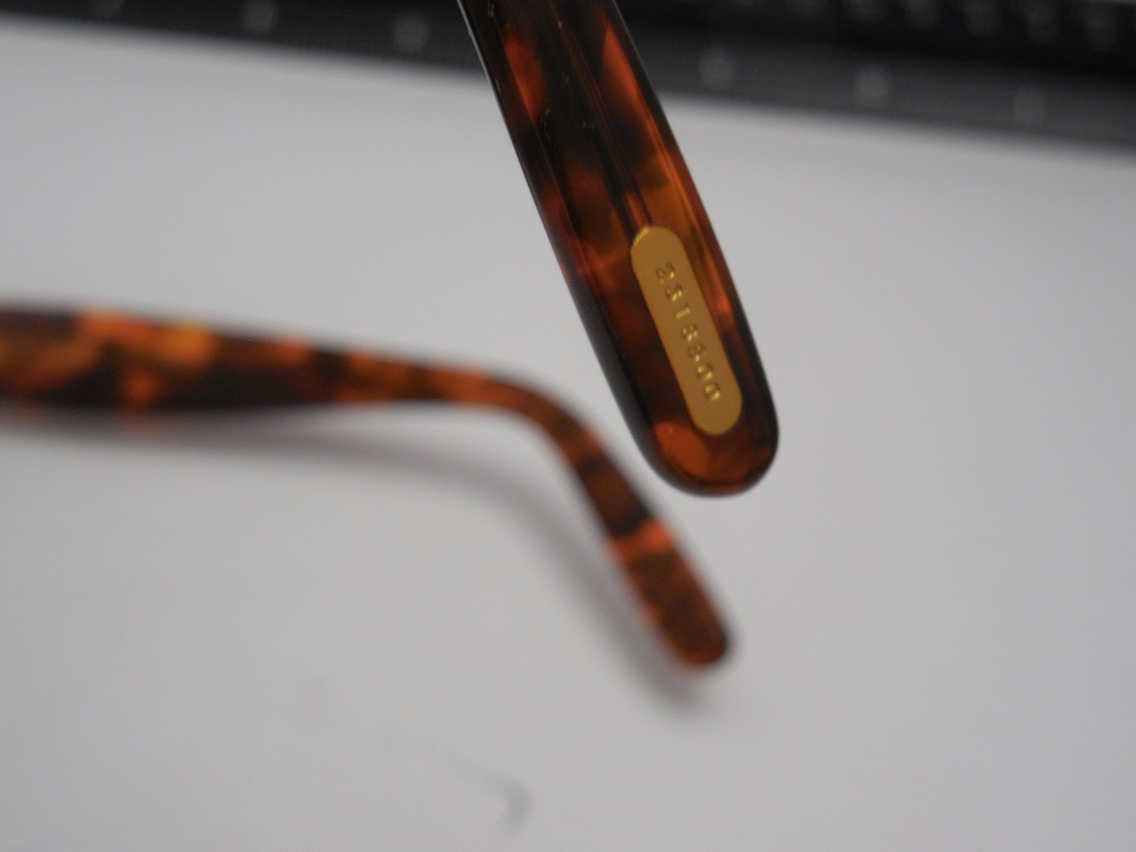 Cartier Paris Acetate plastic Tortoise Shell Oval Sunglasses eyewear frame 90’s