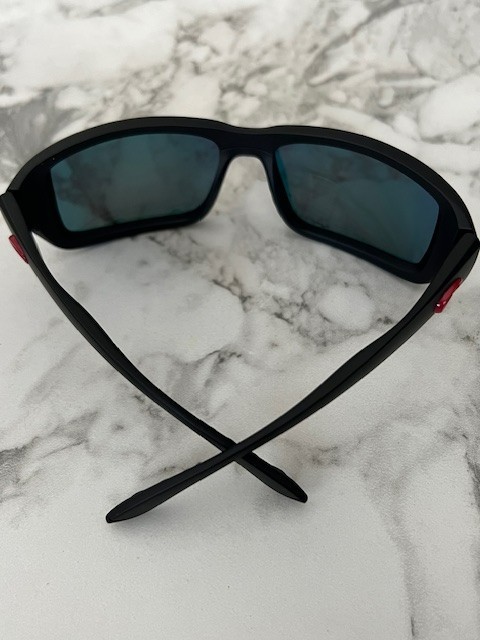 Costa Del Mar Fantail Matte Black / Gold Mirror 580P Polarized Sunglasses- FR SH